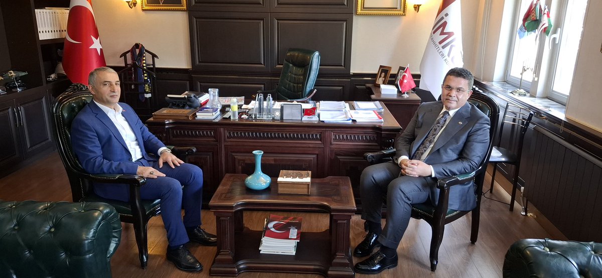 MHP Genel Başkan Başdanışmanı, 25-26. Dönem Osmaniye Milletvekili ve  AHBV Üniversitesi öğretim üyesi Prof. Dr. Ruhi Ersoy'un, Kurumumuzu ziyaretinden memnuniyet duyduk.